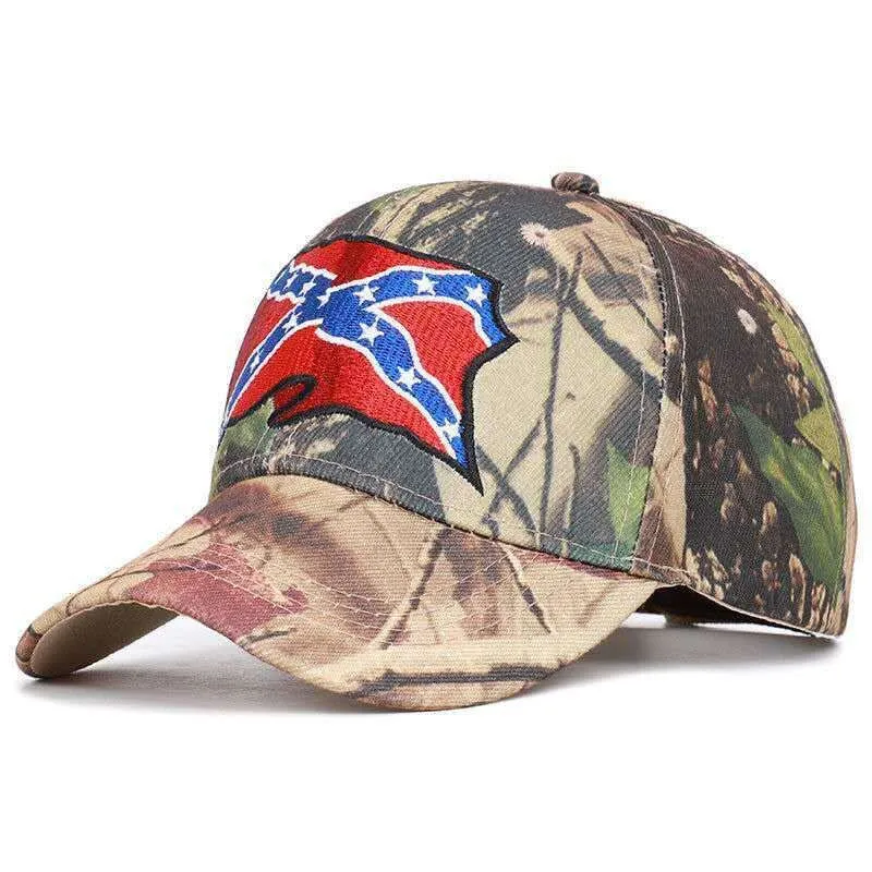 European and American New Camouflage Rooster Wild Embroidery Outdoor Hip-Hop Sunscreen Baseball Cap