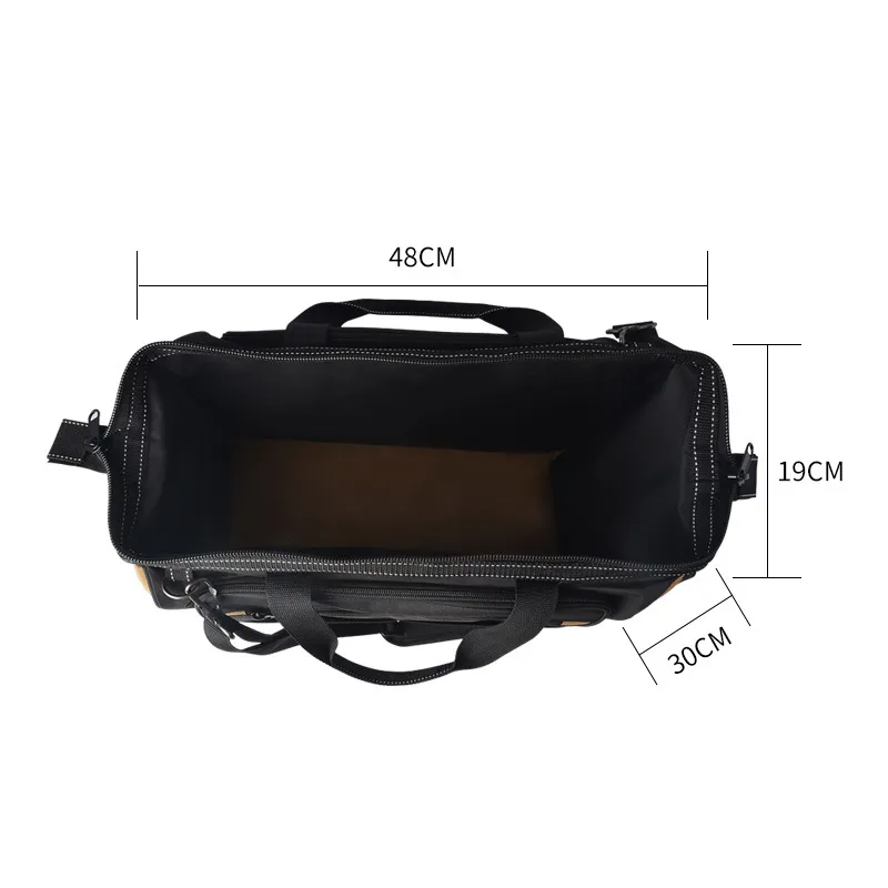 Multi-Functional Storage Thickened Wear-Resistant Large-Capacity Portable Installation Hardware Repair Bag