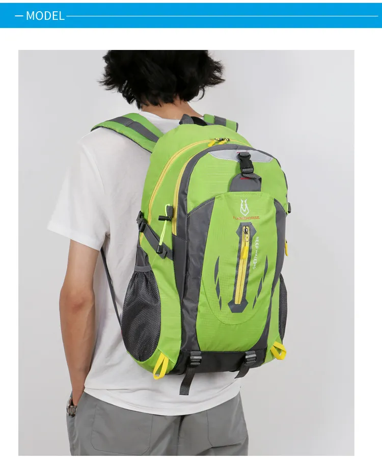 Mountaineering Outdoor Backpack Leisure Sports Bag Waterproof Backpack