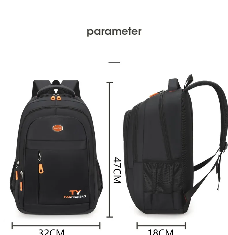 Men&prime;s Business Large Capacity Travel Waterproof Casual Commuter College Student Computer Backpack