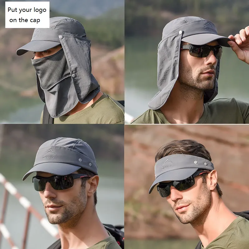 Outdoor Men&prime;s Sunscreen Summer Quick Drying Hat