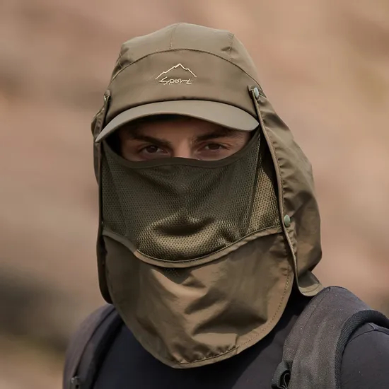 Outdoor Men′s Sunscreen Summer Quick Drying Hat