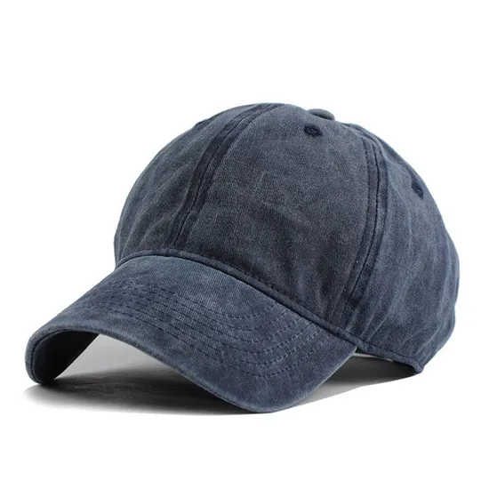 Solid Color Light Plate Duckbill Caps Worn-out Washed Cotton Sun Caps China