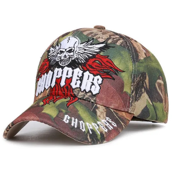 European and American New Camouflage Rooster Wild Embroidery Outdoor Hip-Hop Sunscreen Baseball Cap