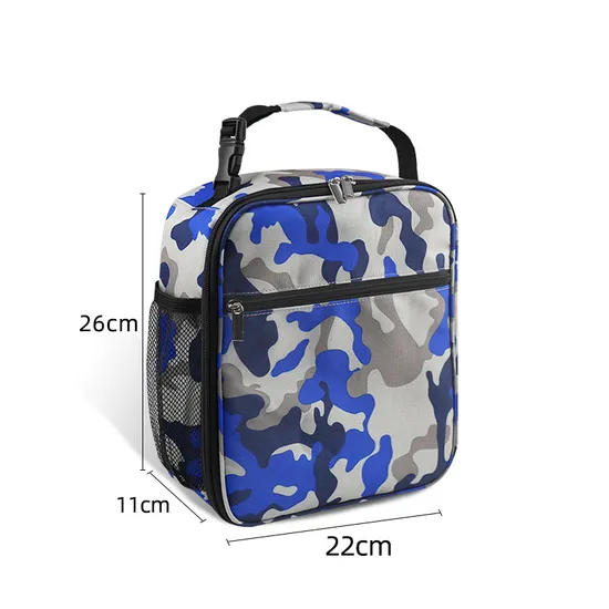 Large Capacity Fresh Oxford Cloth Portable Outdoor Picnic Lunch Box Ice Pack Insulated Bag