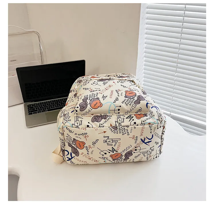New Fashion Large Capacity Graffiti Travel Backpack