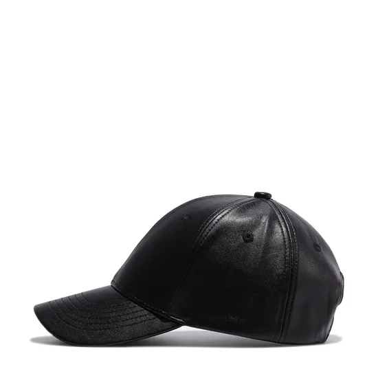 The New PU Leather Street Fashion Versatile Korean Version of The Fashion Hip-Hop Baseball Cap