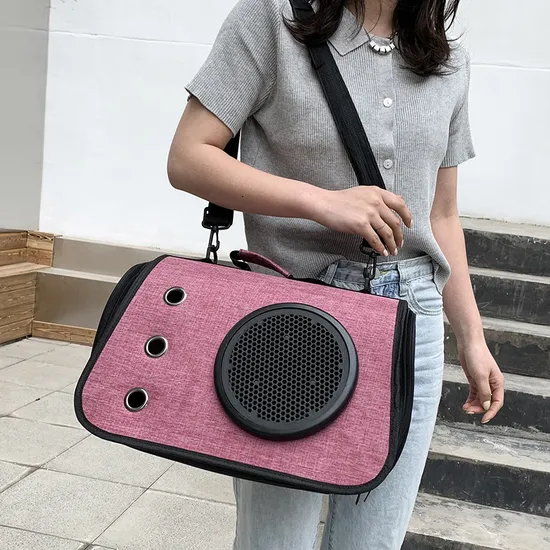 Portable Carry One Shoulder Cross-Capsule Travel Pet Bag