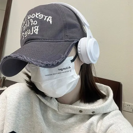 European and American Embroidered Soft Top Pure Cotton Baseball Cap