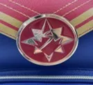 Red and Blue Fashion Simple Casual Backpack