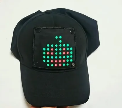 New LED Multifunctional Voice Control Display Baseball Cap