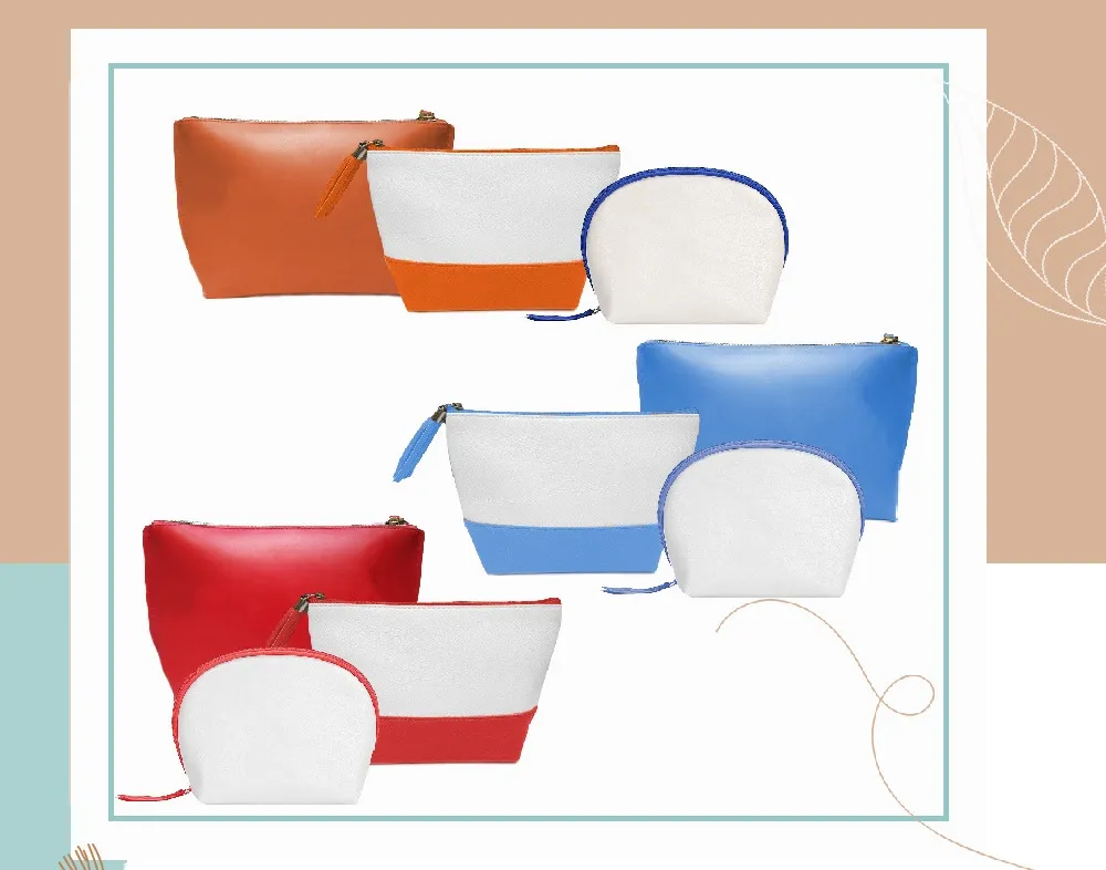 PU Colorful Fashion Digital Storage Bag Cosmetic Bag
