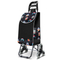 Portable Supermarket Folding Grocery Cart Advertising Two-Wheeled Shopping Cart Trolley Hand Pull Shopping Bag