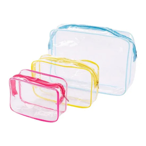Transparent Waterproof Men′s and Women′s Travel Business Trip Storage Business Hand-Held Cosmetics Zipper Bag