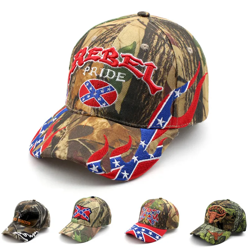 European and American Tide Summer New Men&prime;s and Women&prime;s Sunshade Camouflage Baseball Caps