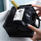 Travel Cosmetics Storage Bag PU Waterproof Wash Bag Cute Women′s Makeup Bag Large Capacity Lunch Box Bag Handbag