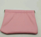Leather-Embossed Logo Pink for Easy Carrying of Makeup Pouch