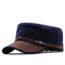 Cross Border Flat Top Male Leather Curved Brim Casual Mountaineering Camouflage Baseball Cap