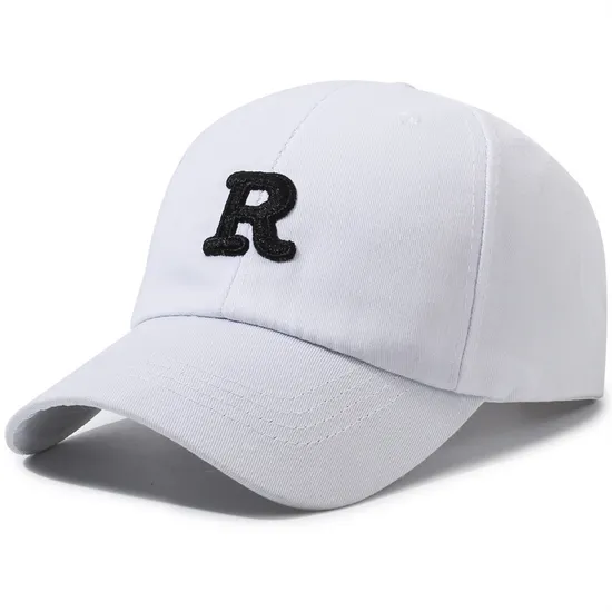 R Mark Big Head Circumference Baseball Hat Men′s and Women′s Ins New Student Autumn and Winter Face Small Korean Version Hard Top Shortalong The Cap