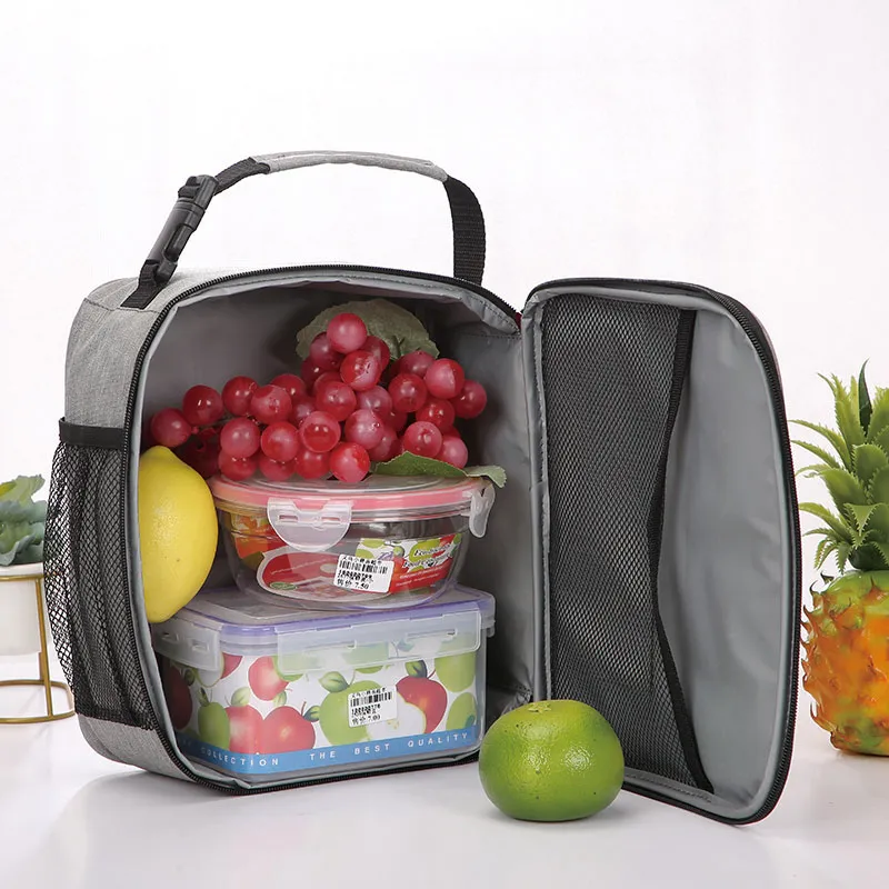 Large Capacity Fresh Oxford Cloth Portable Outdoor Picnic Lunch Box Ice Pack Insulated Bag