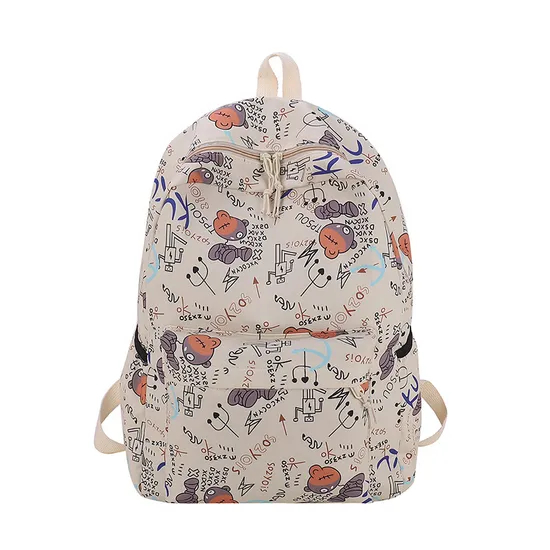 New Fashion Large Capacity Graffiti Travel Backpack