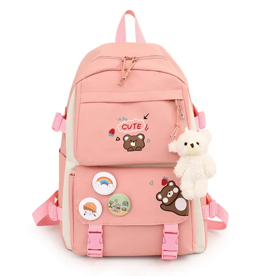 New Five Piece Lightweight and Cute Backpack