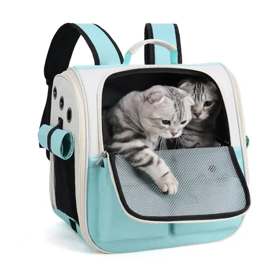 Stylish and Breathable Square Foldable Portable Pet Bag for Going out