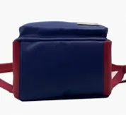 Red and Blue Fashion Simple Casual Backpack