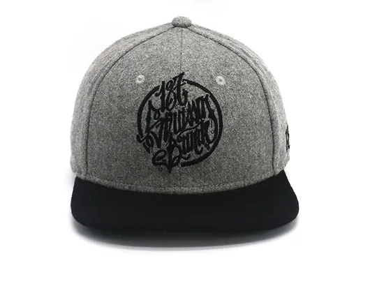 Flat Eaved Sun Shading Embroidered Baseball Cap