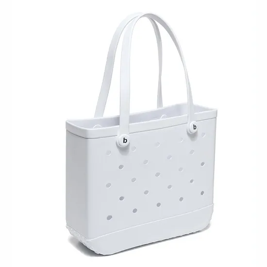EVA Injection Molded Beach Bag EVA Basket Hole Bag European and American Beach Portable Beach Basket