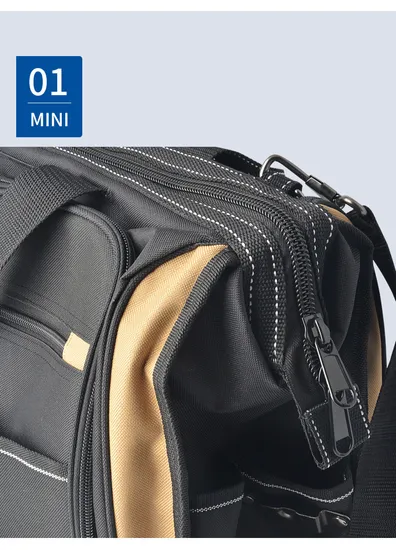 Multi-Functional Storage Thickened Wear-Resistant Large-Capacity Portable Installation Hardware Repair Bag