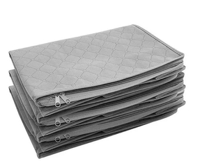 Non-Woven Clothing Storage Box Visual Home Storage Bag Foldable Clothing Dust Bag
