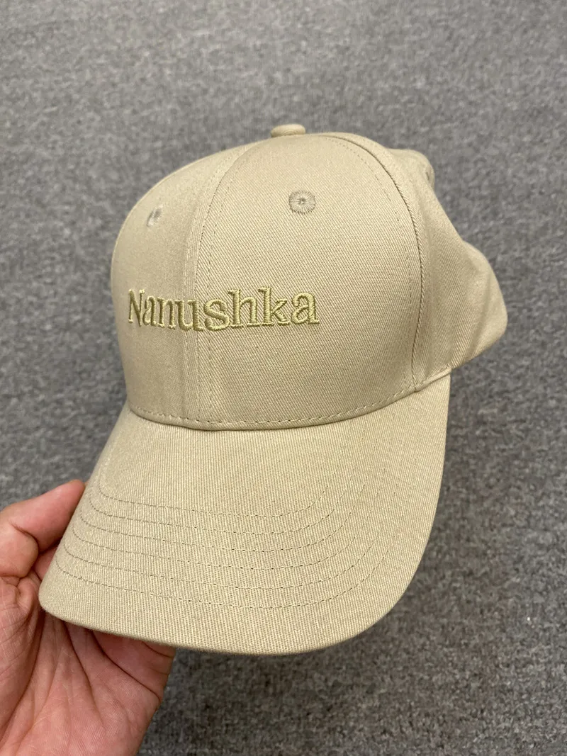 Letter Logo Embroidered Dome Curved Brim Baseball Cap Duck Tongue Cap