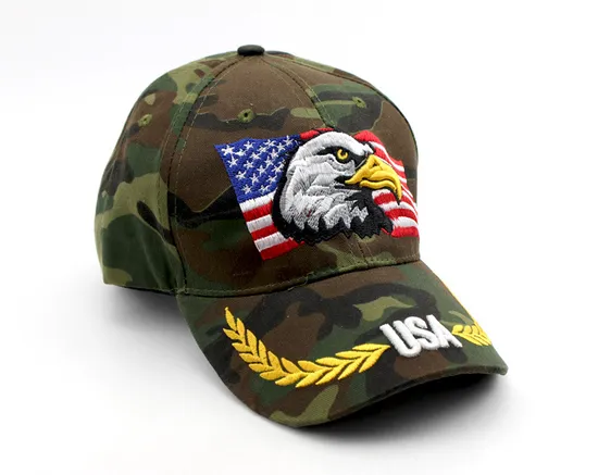 European and American Tide Summer New Men′s and Women′s Sunshade Camouflage Baseball Caps