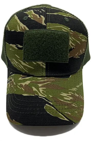Yangjiang Hat Factory Embroidery Logo Cotton Printing Camouflage Custom Baseball Cap