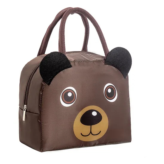 New 3D Cartoon Portable Bento Student Insulated Bag