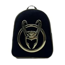 Minimalist Metal Printed Casual Backpack