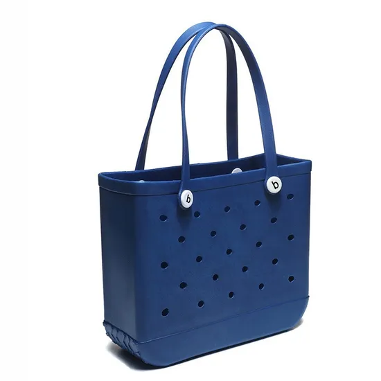 EVA Injection Molded Beach Bag EVA Basket Hole Bag European and American Beach Portable Beach Basket