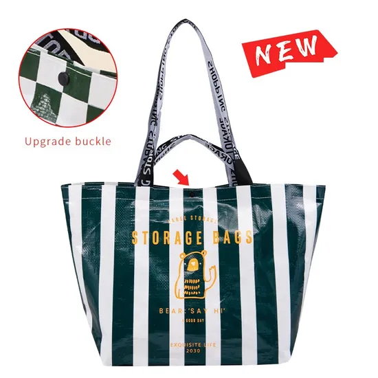Portable Shopping Bag Foldable Nylon Waterproof One Shoulder Handbag for Outdoor Use Supermarket Environmentally Friendly Large Capacity Fashionable Women′s Bag