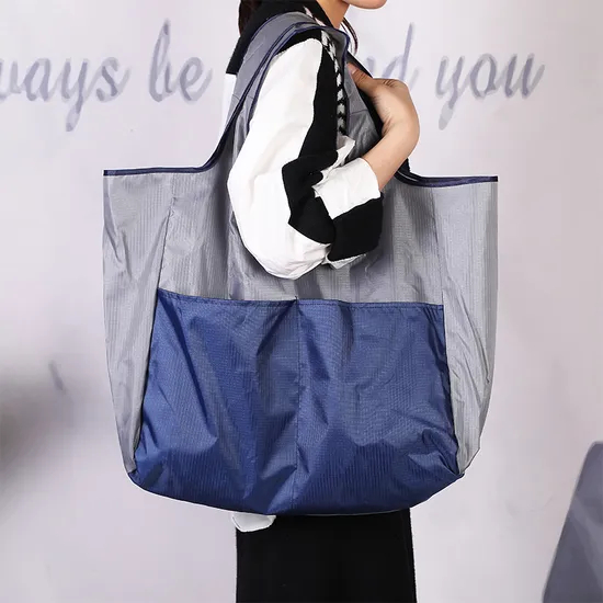 Environmentally Friendly Portable Foldable Shopping Bags Store Supermarket Oxford Cloth Tote Bags