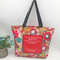 Silk Screen Canvas Tote Bag Crossbody Shopping Storage Bag