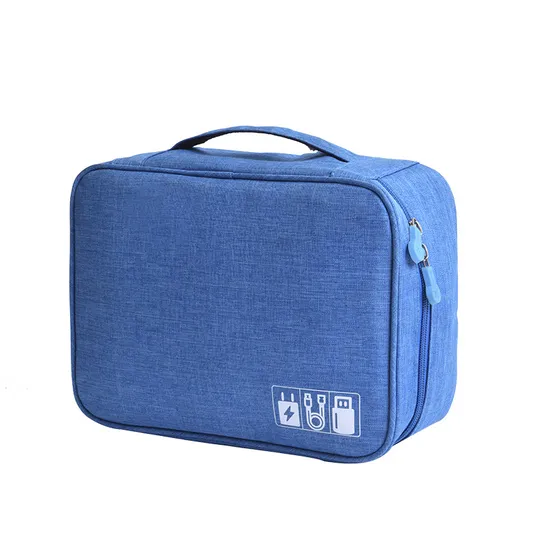 Data Cable Storage Bag Travel Power Bank Earphone Storage Box Multifunctional Divided Digital Bag