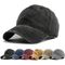 Solid Color Light Plate Duckbill Caps Worn-out Washed Cotton Sun Caps China