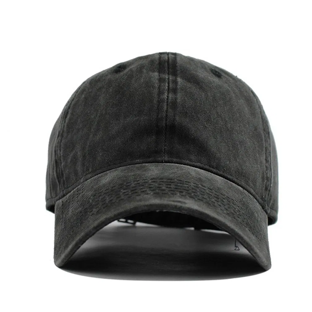 Solid Color Light Plate Duckbill Caps Worn-out Washed Cotton Sun Caps China