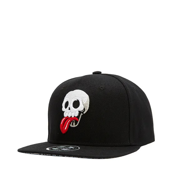 Autumn/Winter Hip-Hop Flat-Edged Fashion Skull Embroidered Baseball Cap