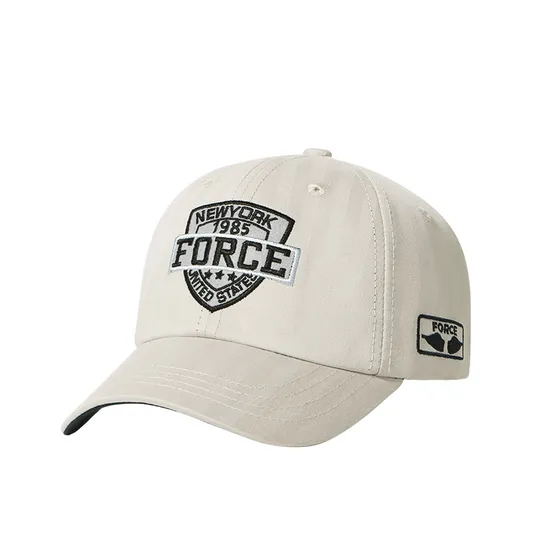New Embroidered Shield Outdoor Sports Sunscreen Baseball Cap