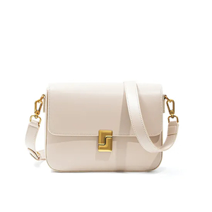 New Single Shoulder Buckle Crossbody Leather Underarm Small Square Bag