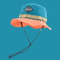 New Color Blocked Foldable Quick Drying Sun Shading Fisherman Hat