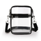 Cross Body Adjustable Zipper Transparent Storage Bag