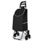Portable Supermarket Folding Grocery Cart Advertising Two-Wheeled Shopping Cart Trolley Hand Pull Shopping Bag